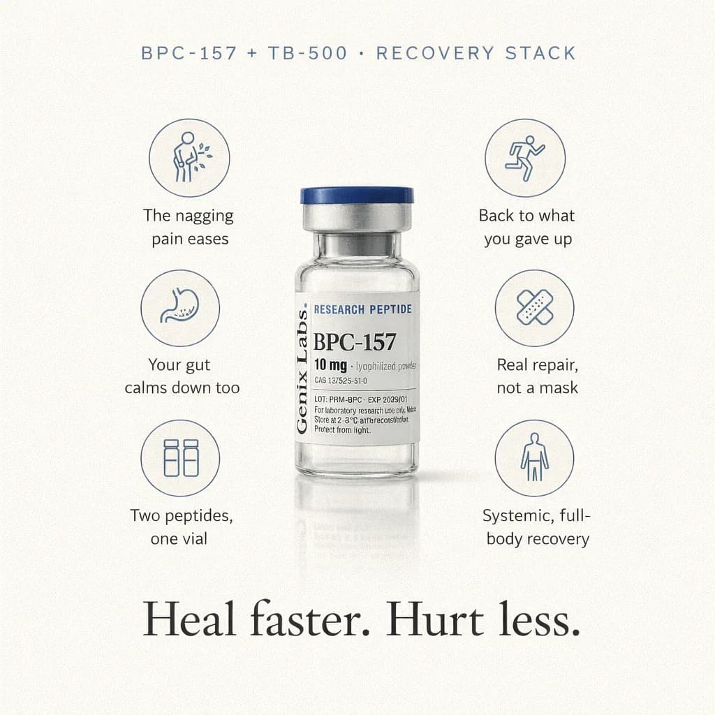 Rest did not fix it. Ibuprofen just hid it. This repairs it.