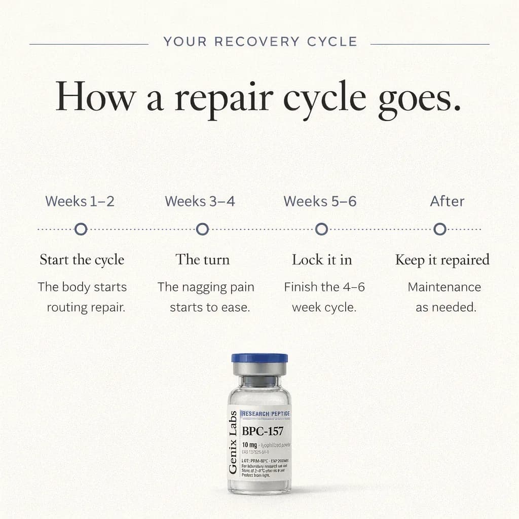 Rest did not fix it. Ibuprofen just hid it. This repairs it.