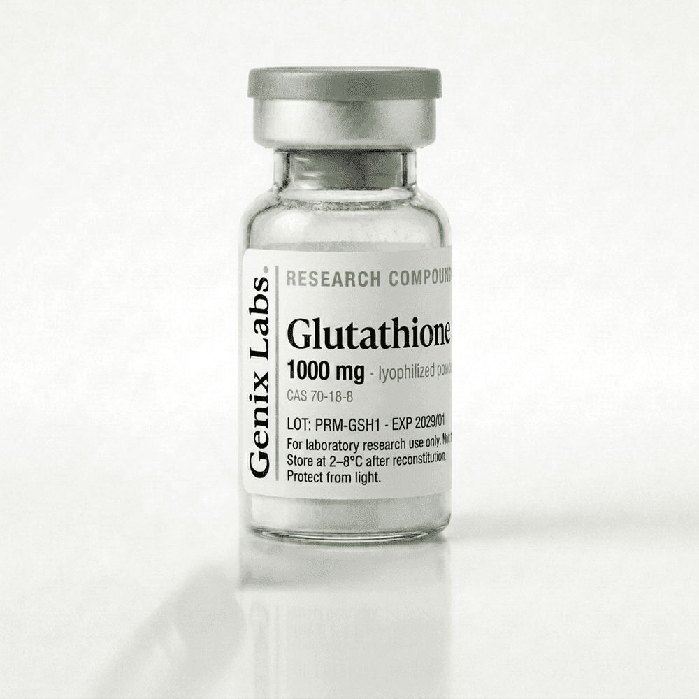 Glutathione: Genix peptide vial, lyophilized powder