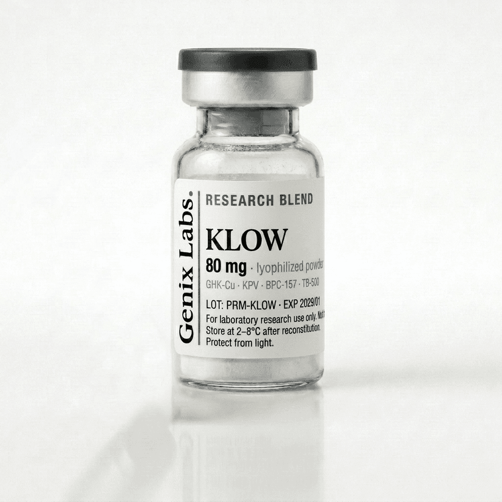 KLOW: Genix peptide vial, lyophilized powder