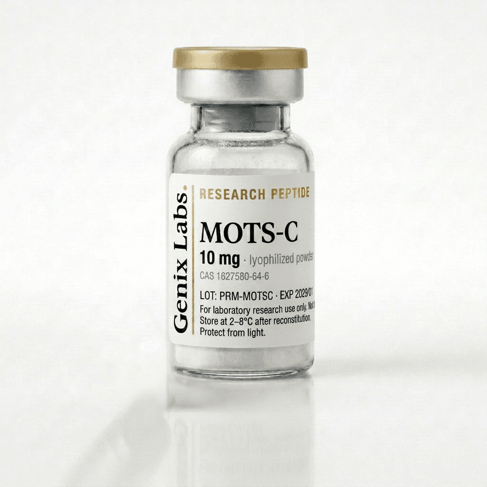 MOTS-C: Genix peptide vial, lyophilized powder