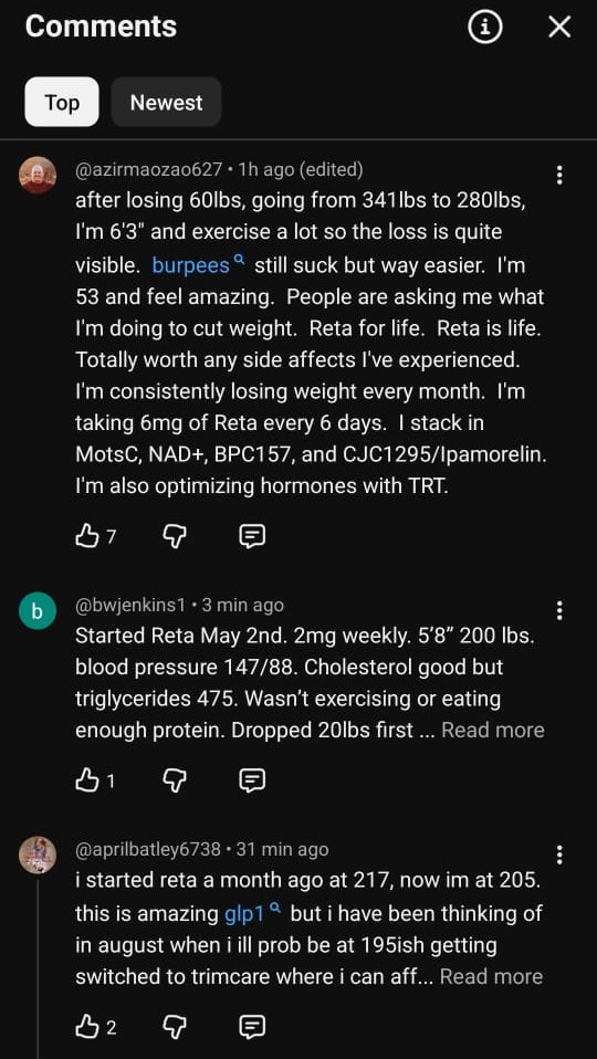 What a Reta user posted online