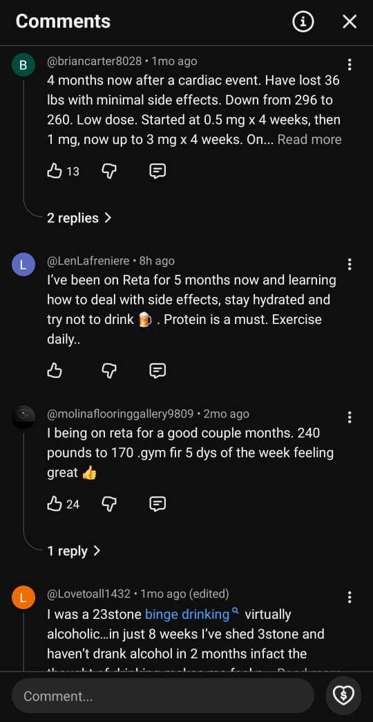 What a Reta user posted online