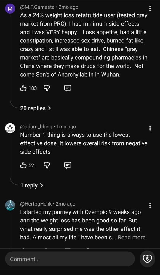 What a Reta user posted online